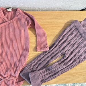 KATE QUINN kimono bodysuit and overalls 12-18M